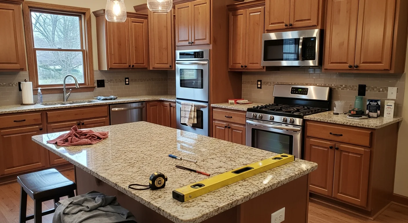 Home remodeling and construction work in progress